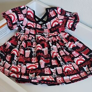 Target Red and Black Logo Dress